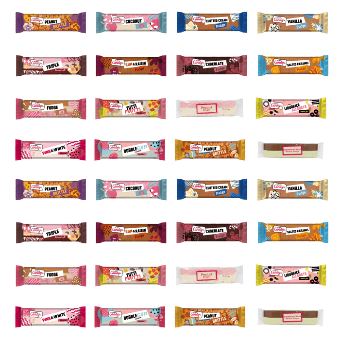 The Real Candy Co. Fudge Nougat Brittle Bar Selection