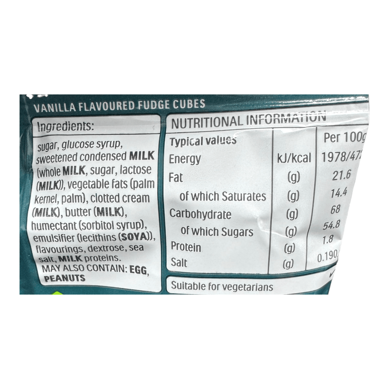 Thorntons Vanilla Fudge Bag 85g