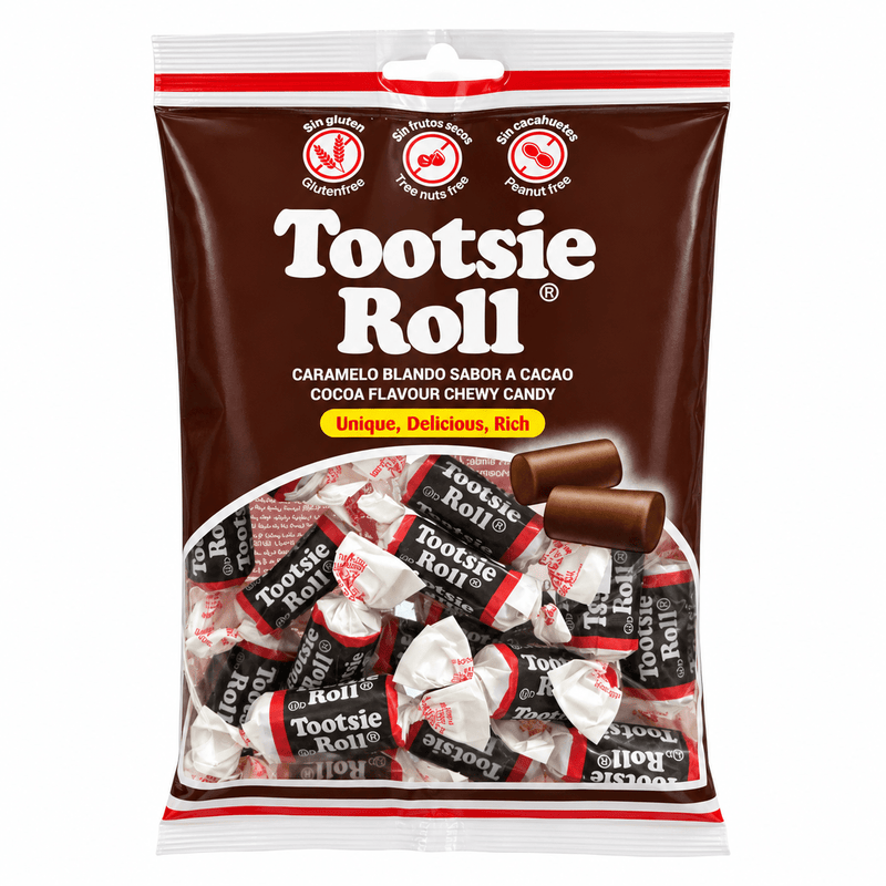 Tootsie Roll Cocoa Flavour Chewy Candy Bag (USA) 100g