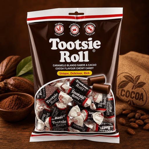 Tootsie Roll Cocoa Flavour Chewy Candy Bag (USA) 100g