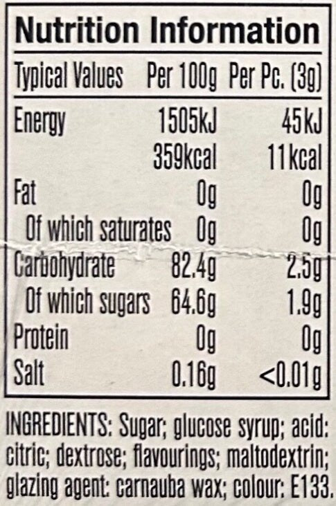 Toxic Waste Blue Sour Candy Drum 42g - Happy Candy UK LTD