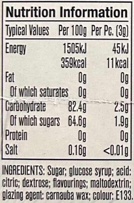 Toxic Waste Blue Sour Candy Drum 42g - Happy Candy UK LTD