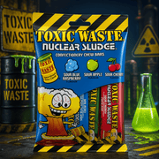 Toxic Waste Nuclear Sludge 10 PACK Mini Chew Bars 80g