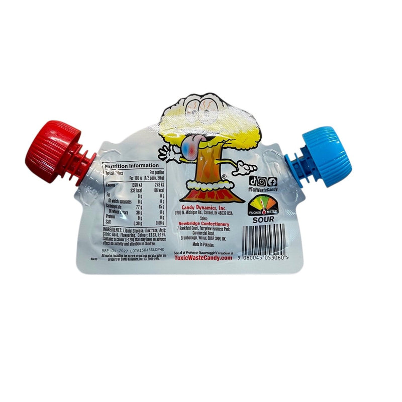 Toxic Waste Slime Licker Double Play Pouch 40g - Happy Candy UK LTD