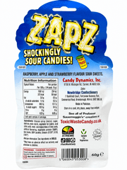 Toxic Waste Zapz Shockingly Sour Candy 60g