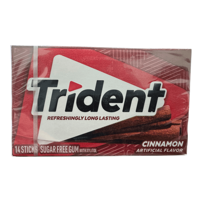 Trident CINNAMON 14 Sticks Sugar Free Chewing Gum (USA) 26.6g