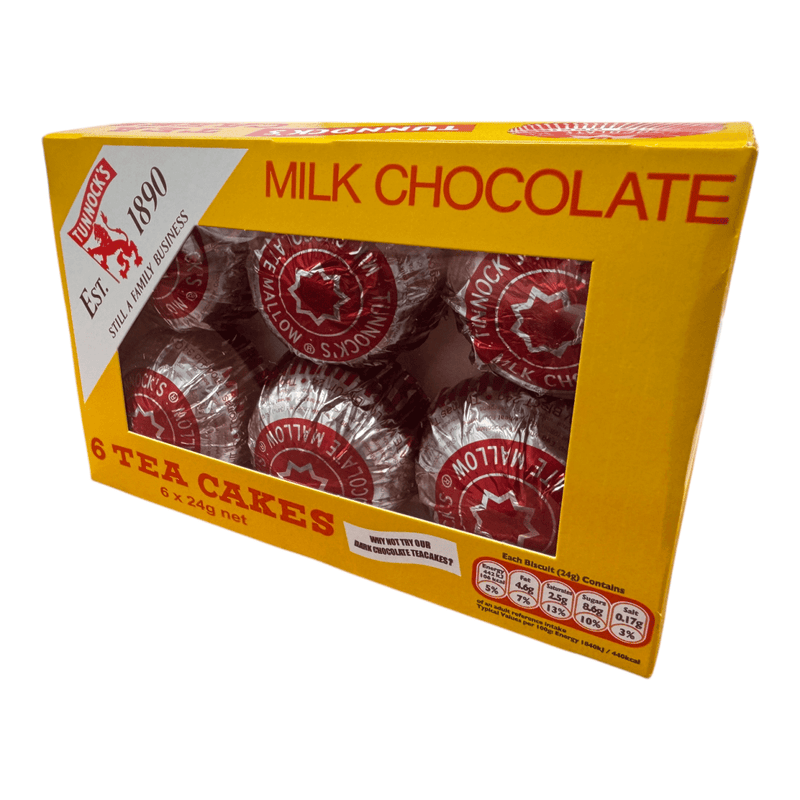 Tunnock's Milk Chocolate Tea Cakes 6 x 24g