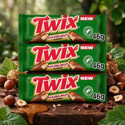 Twix Hazelnut Milk Chocolate Bar 3 Pack 3x46g