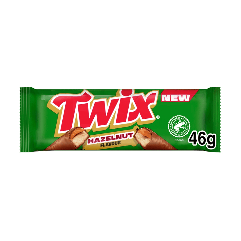 Twix Hazelnut Milk Chocolate Bar 46g