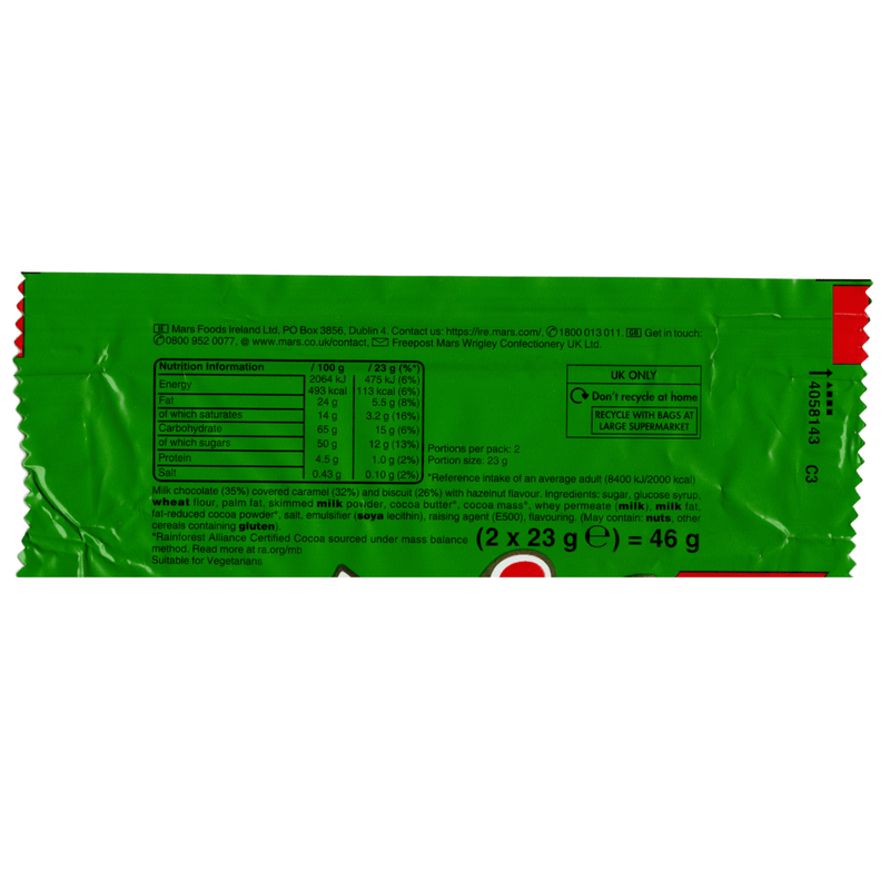 Twix Hazelnut Milk Chocolate Bar 46g