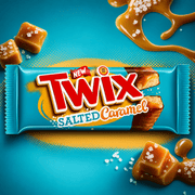 Twix SALTED Caramel Milk Chocolate Bar (IMPORT) 46g