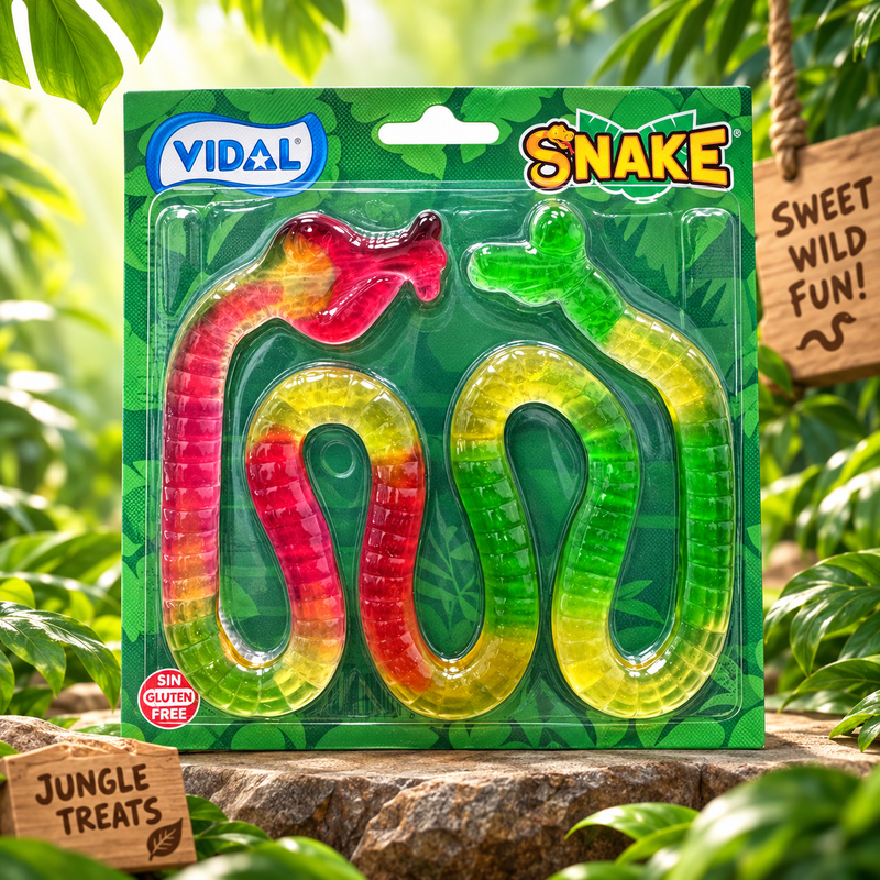 Vidal Giant Jelly Snake 1 Metre Long 66g