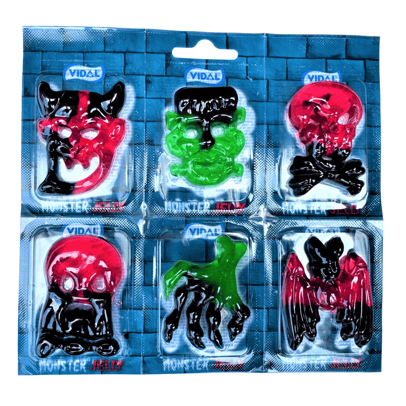 Vidal Monster Jelly 6 Pack 66g - Happy Candy UK LTD