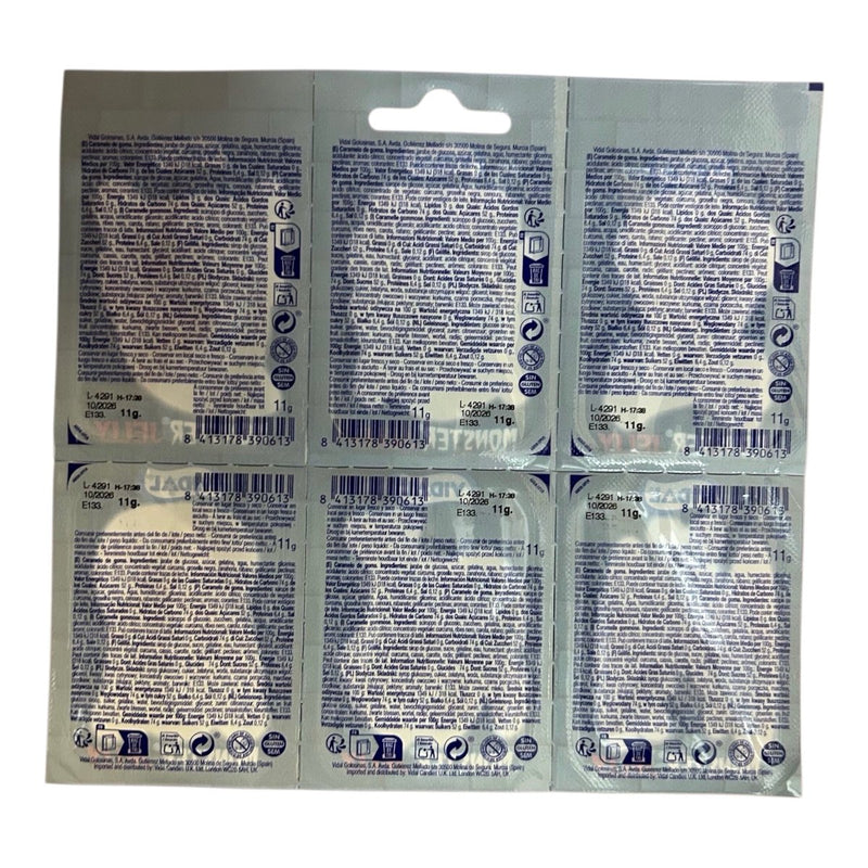 Vidal Monster Jelly 6 Pack 66g - Happy Candy UK LTD