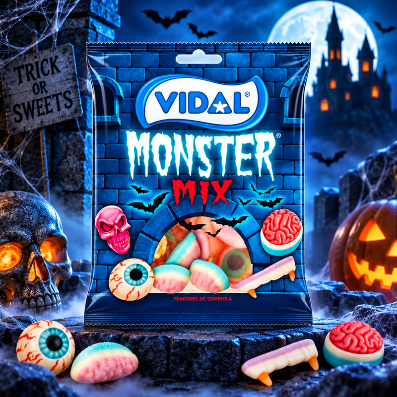 Vidal MONSTER MIX Halloween Candy Bag 150g