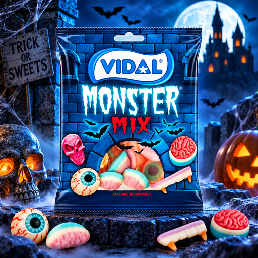 Vidal MONSTER MIX Halloween Candy Bag 150g
