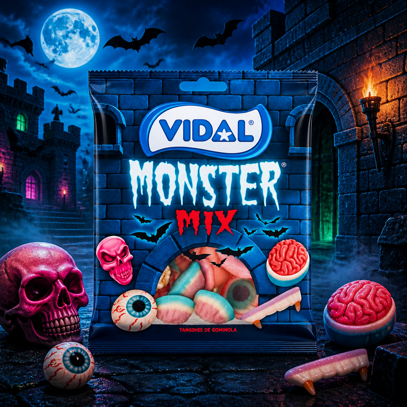 Vidal MONSTER MIX Halloween Candy Bag 150g