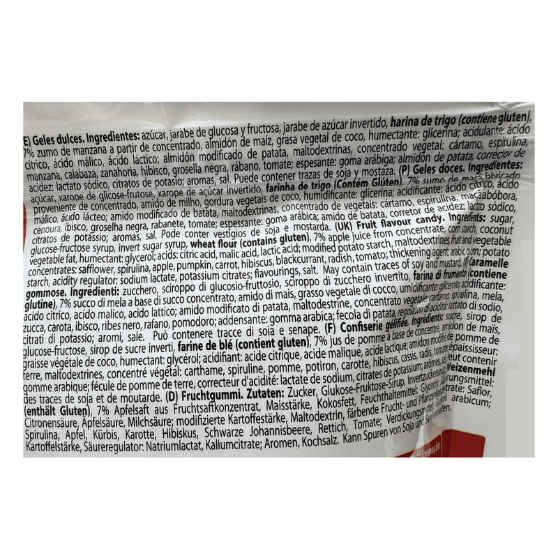 Vidal Naturall Fruit Sticks Pouch 180g