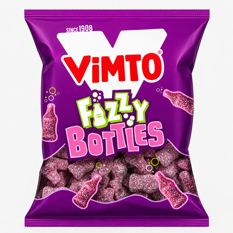 Vimto Fizzy Bottles Bag 100g