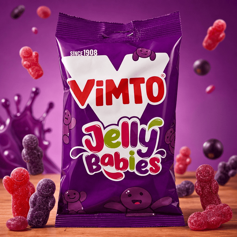 Vimto Jelly Babies Large Bag 150g
