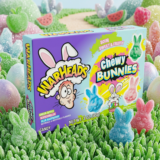 WarHeads CHEWY BUNNIES Theatre Box (USA) 85g