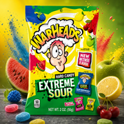 WarHeads Extreme Sour Hard Candy Bag 56g