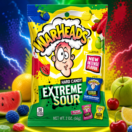 WarHeads Extreme Sour Hard Candy Bag 56g