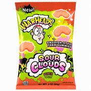 Warheads SOUR CLOUDS Peach Foam Gummies Bag (USA) 85g