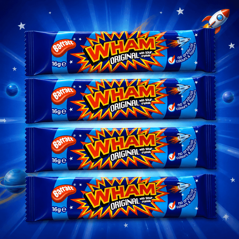 Wham Chew Bar Original 4 Pack
