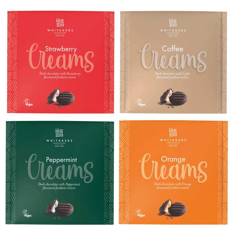 Whitakers Dark Chocolate Fondant Creams 1 x 75g