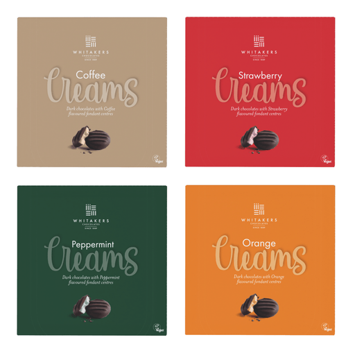 Whitakers Dark Chocolate Fondant Creams Gift Box 1 x 90g