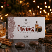 Whitakers Dark Chocolate Spiced Rum Fondant Creams Gift Box 150g