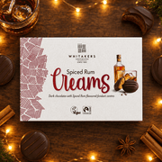 Whitakers Dark Chocolate Spiced Rum Fondant Creams Gift Box 150g