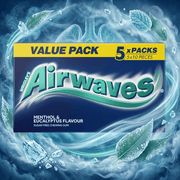 Wrigley's Airwaves 5 Pack Sugar Free Chewing Gum 5x14g 70g