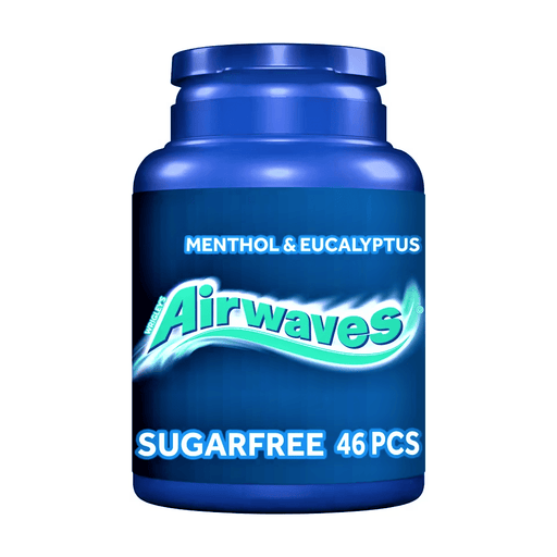 Wrigley's Airwaves MENTHOL & EUCALYPTUS Chewing Gum 46 Piece Tub 64g - Happy Candy UK LTD