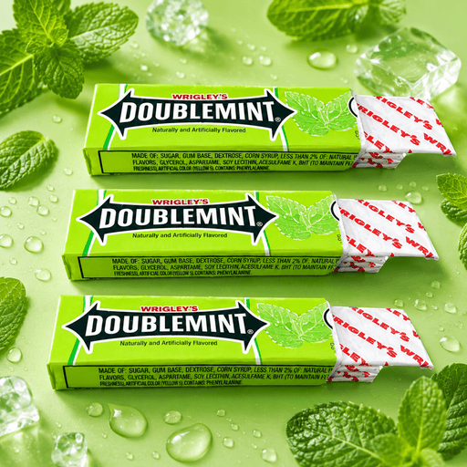 Wrigley's DOUBLEMINT Chewing Gum Sticks 3 Pack 3x13.5g