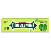 Wrigley's DOUBLEMINT Chewing Gum Sticks (IMPORT) 13.5g - Happy Candy UK LTD
