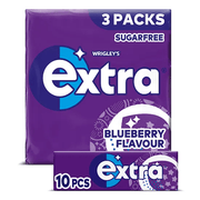 Wrigley's Extra Blueberry Chewing Gum 3 Pack Sugar Free 3 X 14g - Happy Candy UK LTD