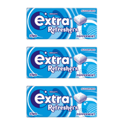 Wrigley's Extra Refreshers Peppermint 21 Piece Chewing Gum (3X15.6g)