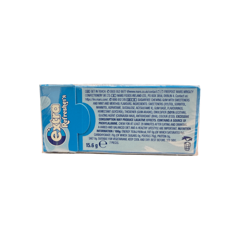 Wrigley's Extra Refreshers Peppermint 21 Piece Chewing Gum (3X15.6g)