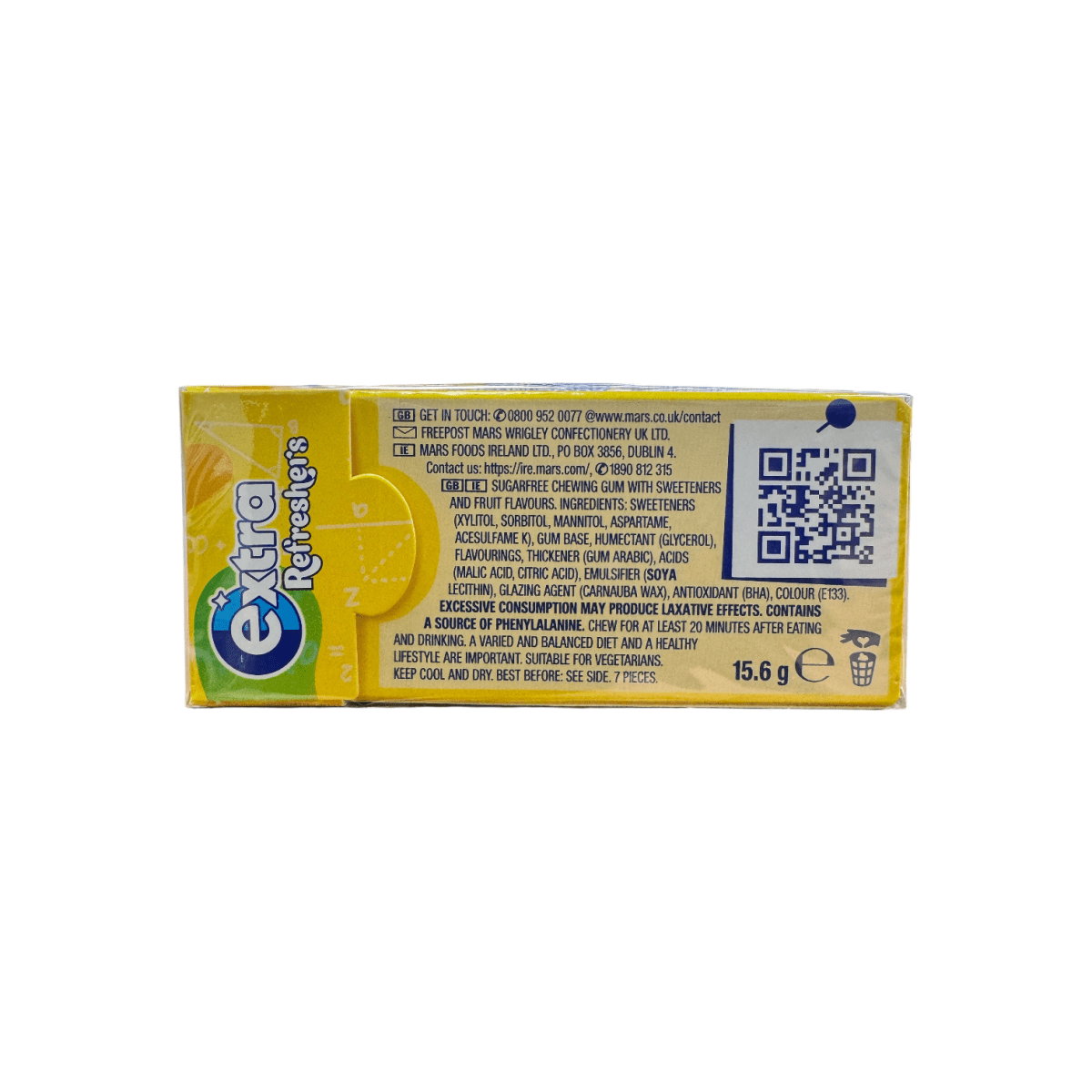 Wrigley's Extra Refreshers Tropical 21 Piece Chewing Gum (3X15.6g ...