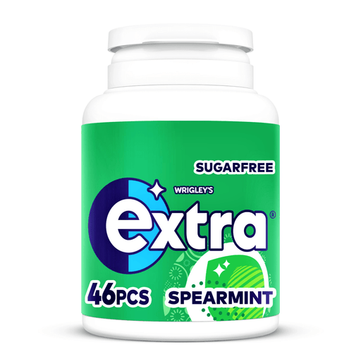 Wrigley's Extra SPEARMINT Chewing Gum 46 Piece Tub 64g - Happy Candy UK LTD