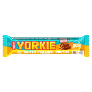 Yorkie Salted Caramel Pretzel Milk Chocolate DUO Bar 66g