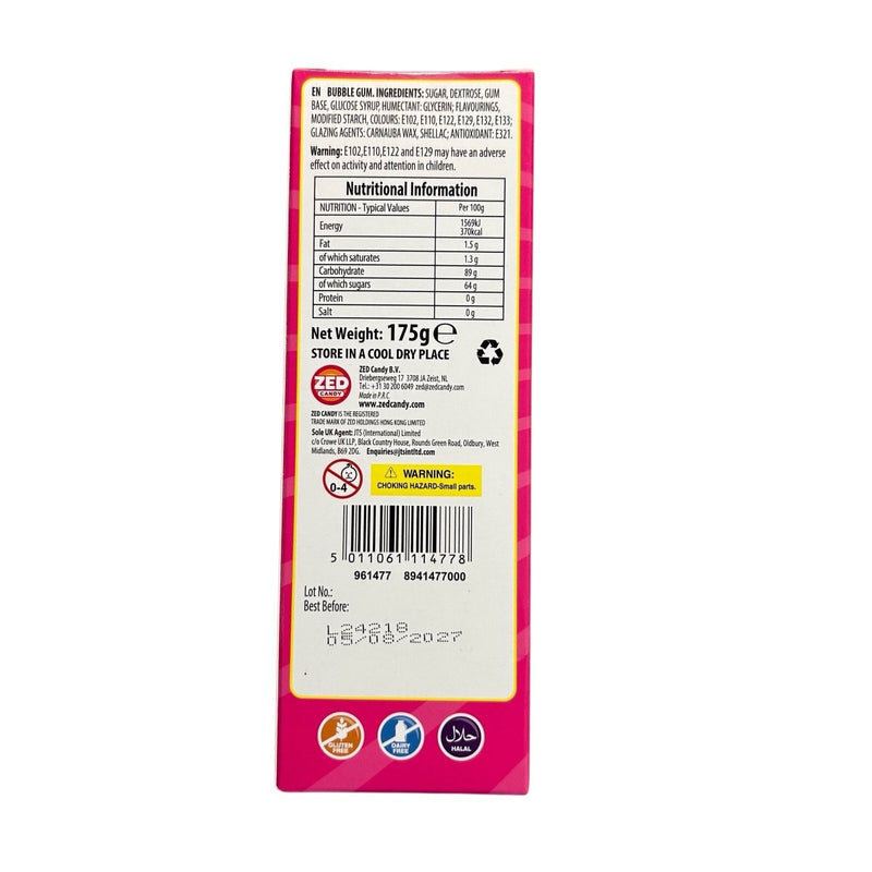 Zed Candy Mini Gum Balls Machine With Refill 175g - Happy Candy UK LTD