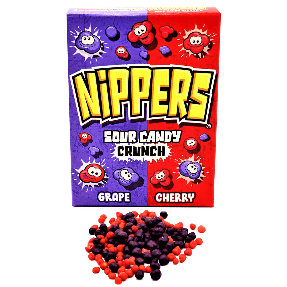 Zed Candy Nippers Grape & Cherry Box 50g — Happy Candy UK LTD