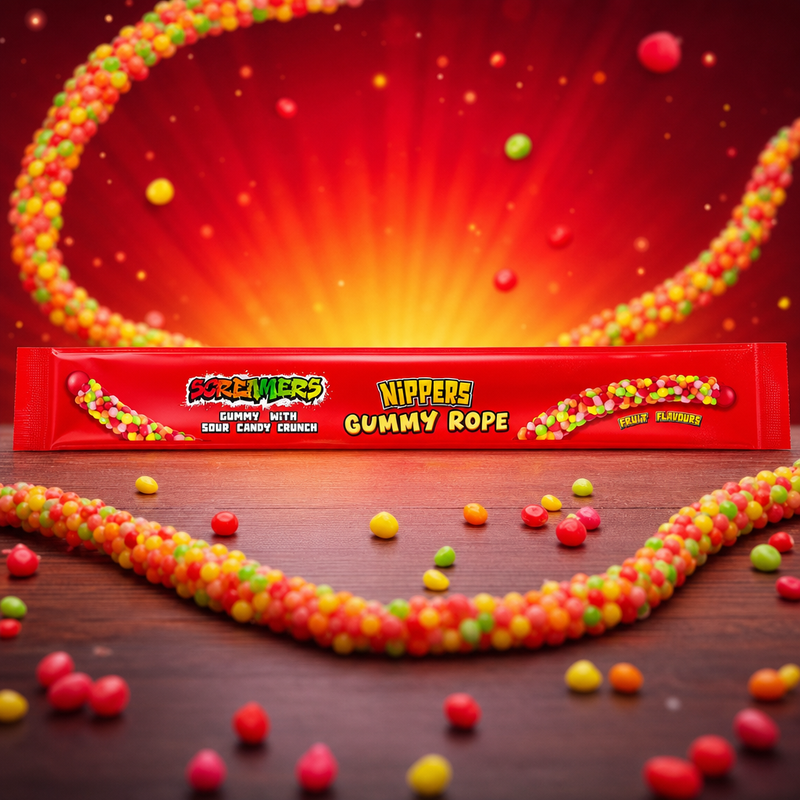 Zed Candy Screamers Nippers Gummy Rope 3 Pack 3x16.5g