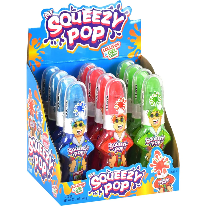 Mr Squeezy Pop Lollipop
