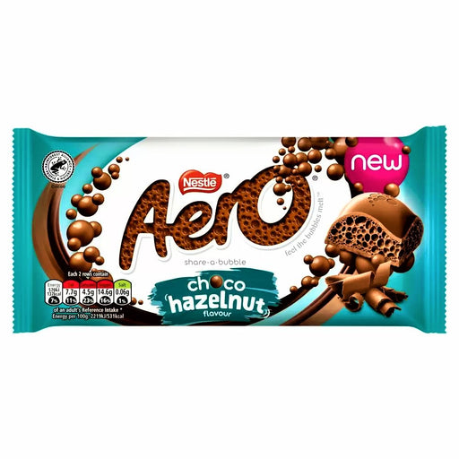 Aero Hazelnut Chocolate Sharing Bar 90g - Happy Candy UK LTD
