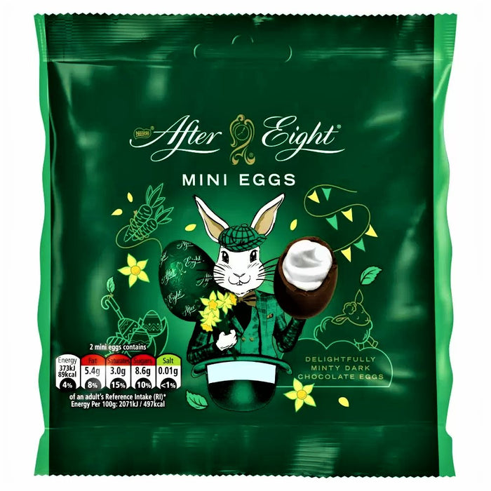 After Eight Dark Mint Chocolate Mini Eggs Share Bag 81g - Happy Candy UK LTD