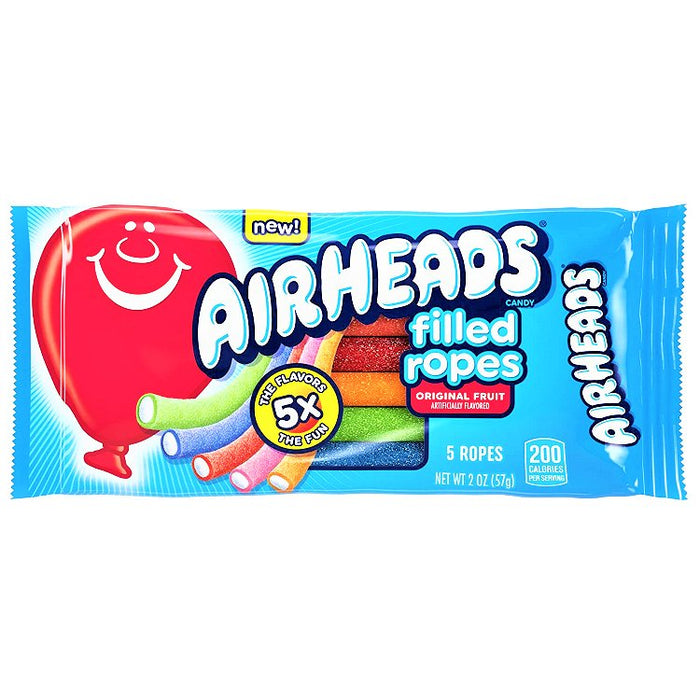 Airheads Original Filled Ropes (USA) 57g - Happy Candy UK LTD